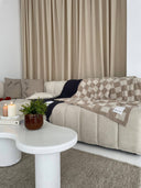 The Teddy Throw - Beige Check