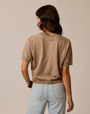 Carve Josie Sweater Tee- Dark Barley