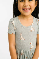 Classic Goose Short Sleeve Bamboo Dress: 10/11