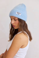 Arctic Fox Mohair Beanie - Sky Blue