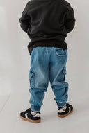 Babysprouts Boy's Denim Jogger