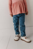 Babysprouts Girl's Paperbag Denim Pants