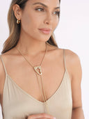 Etikka Molten Muse Bolo Necklace