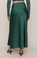 Z Supply Luxe Satin Midi Skirt