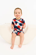 Firecracker Tie Dye Bamboo Shorts Set