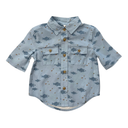 Babysprouts Boy's Utility Shirt: Fish