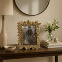 Gold Polyresin Butterfly Frame