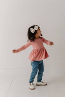 Babysprouts Girl's Paperbag Denim Pants