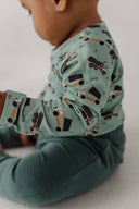 Babysprouts Baby Pocket Pants: Atlantic