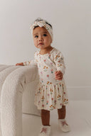 Babysprouts Baby Bodysuit Dress Set: Meadow Bloom