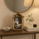 Gold Polyresin Bird Frame