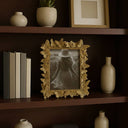 Gold Polyresin Butterfly Frame