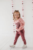 Rose Brown Joggers