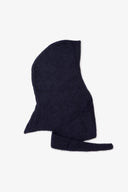 Alpaca Hooded Scarf - Deep Sea Navy