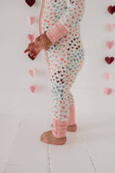 Rainbow Heart Romper