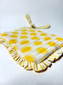 Handmade Quilted Pouch - Yellow