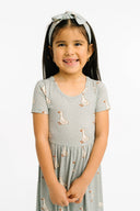 Classic Goose Short Sleeve Bamboo Dress: 10/11