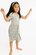 Classic Goose Short Sleeve Bamboo Dress: 10/11