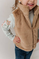 Babysprouts Girl's Fur Vest