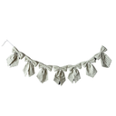 Fabric Bow Garland - Green