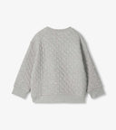 Hatley Grey Quilted Pullover