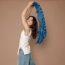 Last Chance Textiles Bandana - Dot in Azure