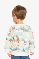 Deux Par Deux Printed Vintage Ski Sweatshirt