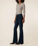 KUT Ana High Rise Flare- Wave Wash