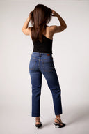 Quinn Mid Rise Straight Leg