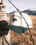 Ski Bum Cowboy Bucking Horst Hat - Forest