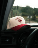 Ski Bum Cowboy Bucking Horse Hat - Ruby