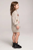 Blossom Oatmeal Dress