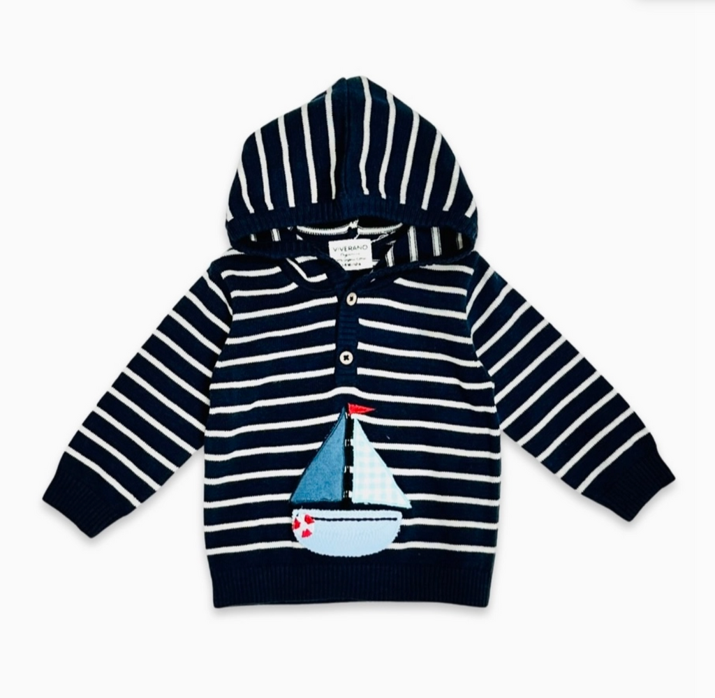 Boat Hooded Pullover
