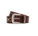 Rowan Studded Belt - Mahogany