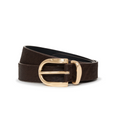 Calf Hair Belt - Coco Chip