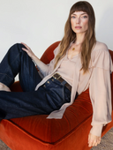 Calf Hair Belt - Coco Chip