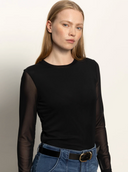 Perfect Mesh Tee - Black