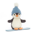 Peanut Penguin Snowboarding