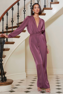 Fluid Satin Pant - Dusty Rose