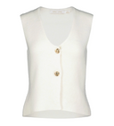Gelina Sleeveless Sweater - Ivory