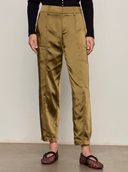 Sahara Satin Pant - Olive
