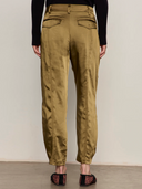 Sahara Satin Pant - Olive