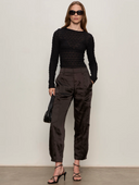 Sahara Satin Pant - Black