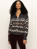 Zip Up Fairisle Sweater
