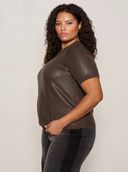 Sequin Sweater Tee- Ink