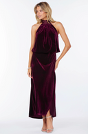 Velvet Slip Skirt - Scarlett