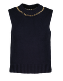 Bishop + Young Savoy Chain Sweater - Indigo