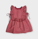 LOF Railroad Dress - Scarlet Stripe