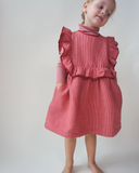 LOF Railroad Dress - Scarlet Stripe