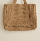 Hideaway Raffia Tote